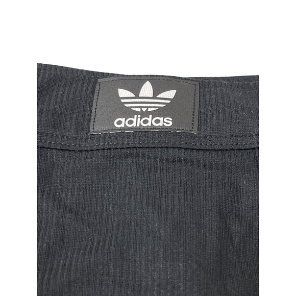 Adidas Womens Ribbed High-Leg Underwear Charcoal Medium NWT - Picture 2 of 4